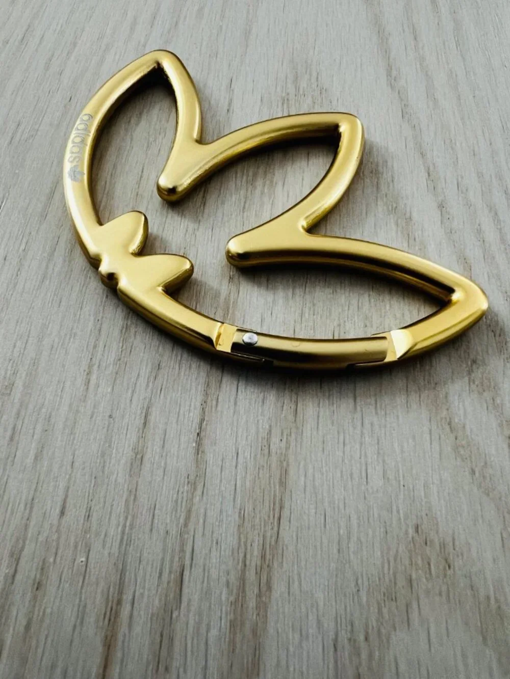 Adidas Gold Branded Keychain